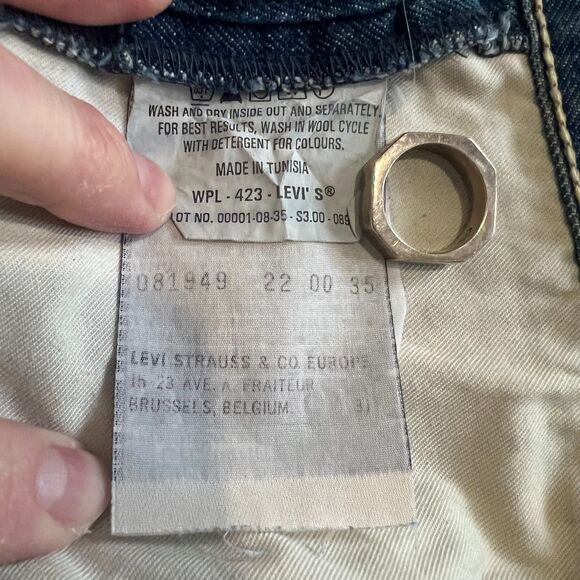 Levi’s Engineered Jeans Curved Leg Denim 36x34 (34 x 32) - Picture 3 of 16